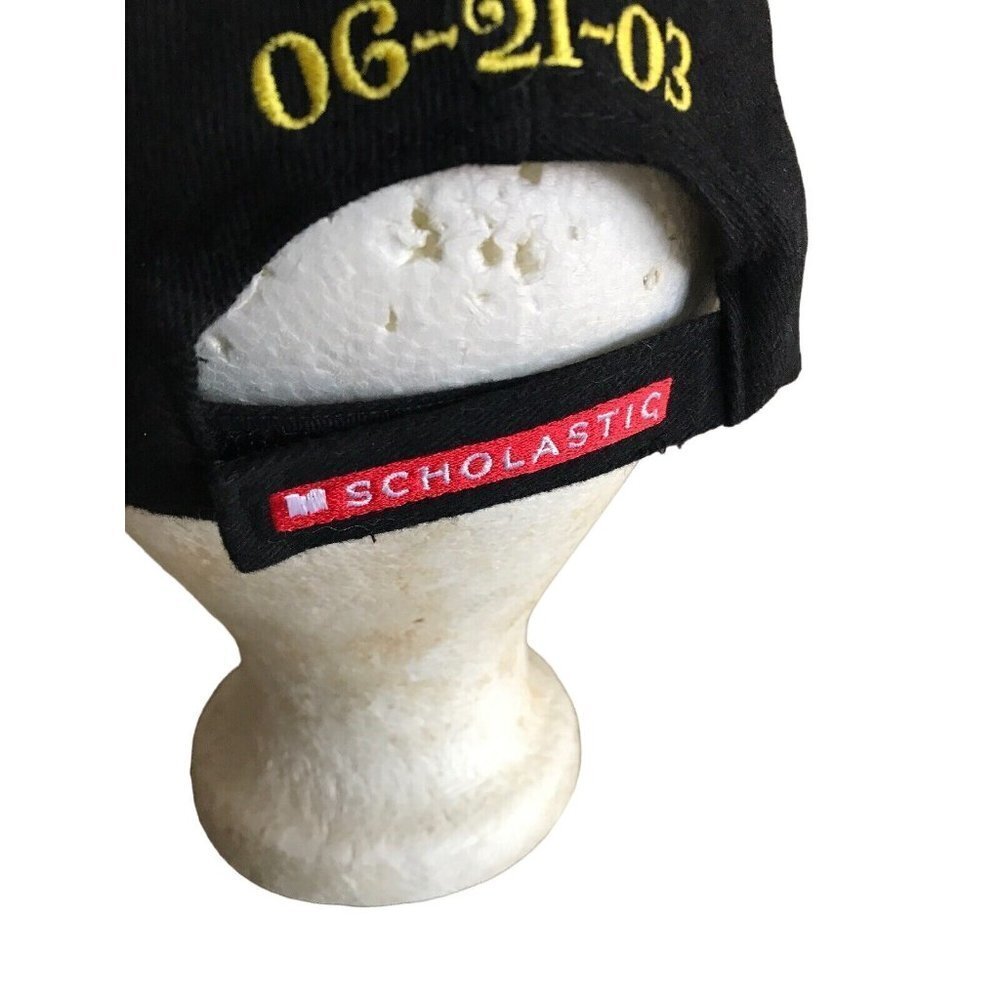 Harry Potter Order Of The Phoenix Scholastic Promo Hat Black & Yellow 100% Cotto - Picture 4 of 7
